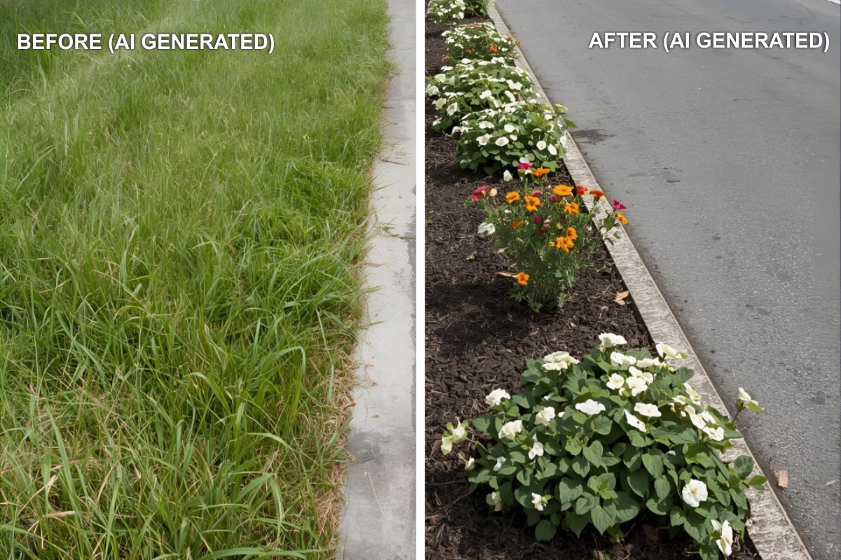 Verge Challenge Community Competition - Example Before / After (AI Generated)