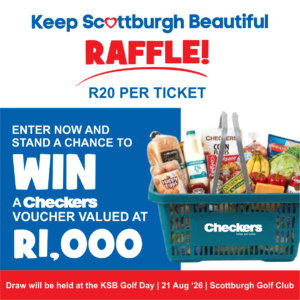 Keep Scottburgh Beautiful R1,000 Checkers Voucher Raffle